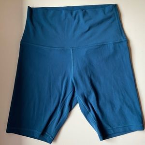 Borealis Blue Lululemon Align Shorts 8” Size 6